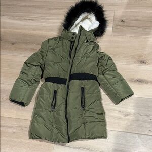 Hudson Jeans Olive and Cream Jacket